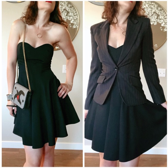 Z Spoke by Zac Posen Dresses Z Spoke Zac Posen Black Strapless